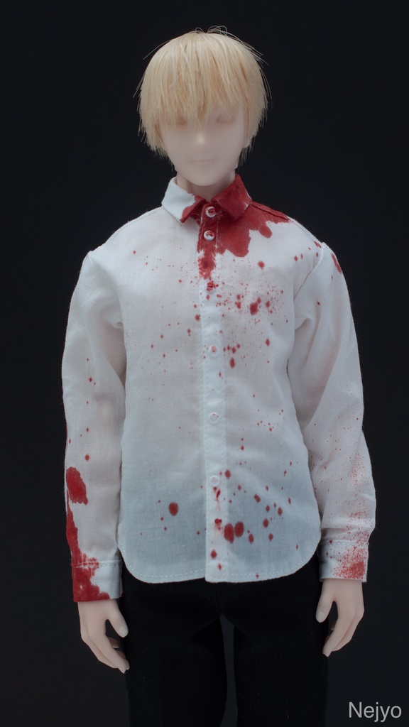 【オビツボディ30】仮装シャツ『血糊』