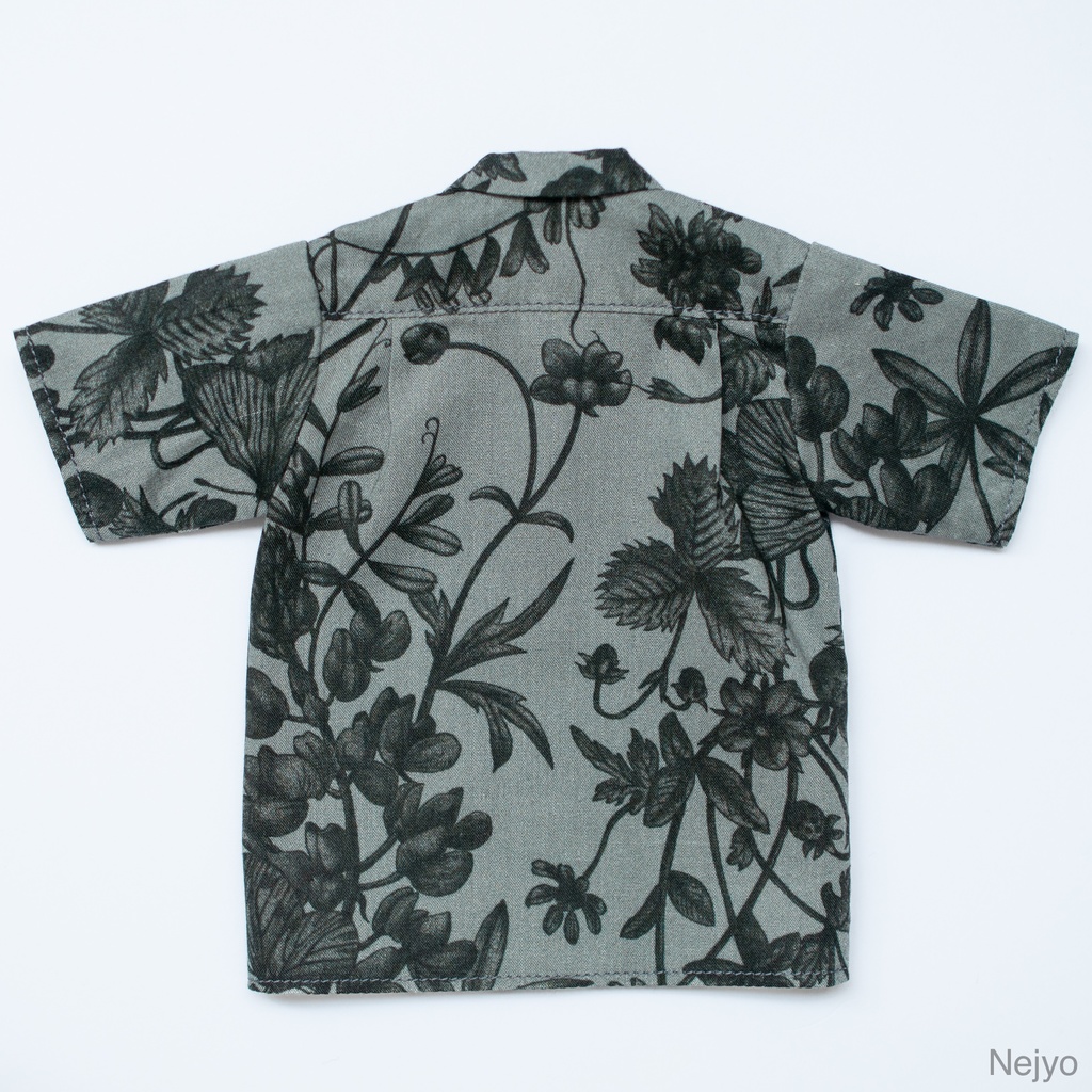 【オビツボディ30】半袖開襟シャツ『曇天の蝶』