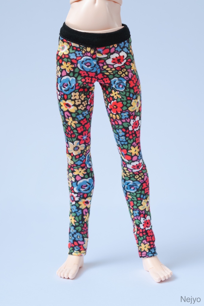 【オビツボディ30】花柄タイツパンツ