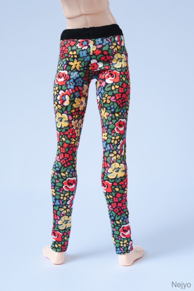 【オビツボディ30】花柄タイツパンツ