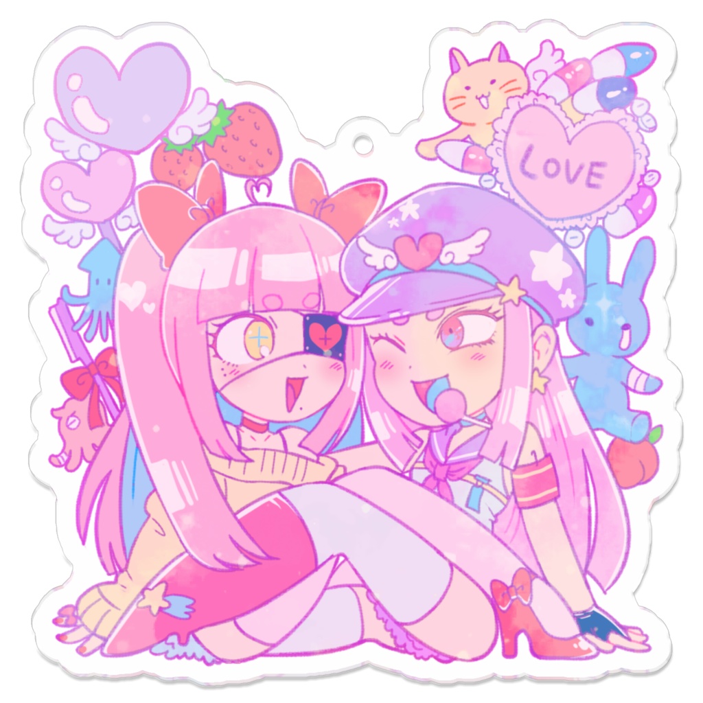 メンヘラ女子アクキー