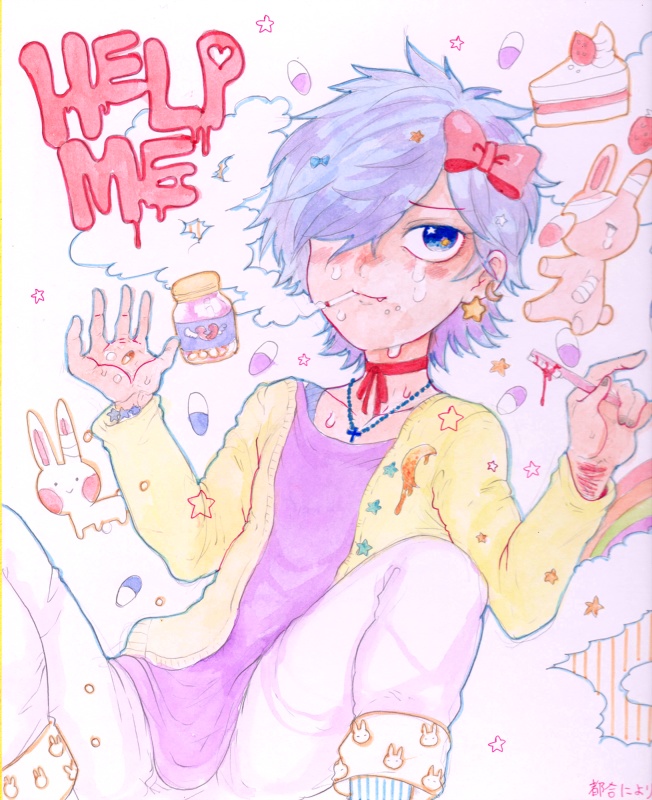 原画色紙描きます!