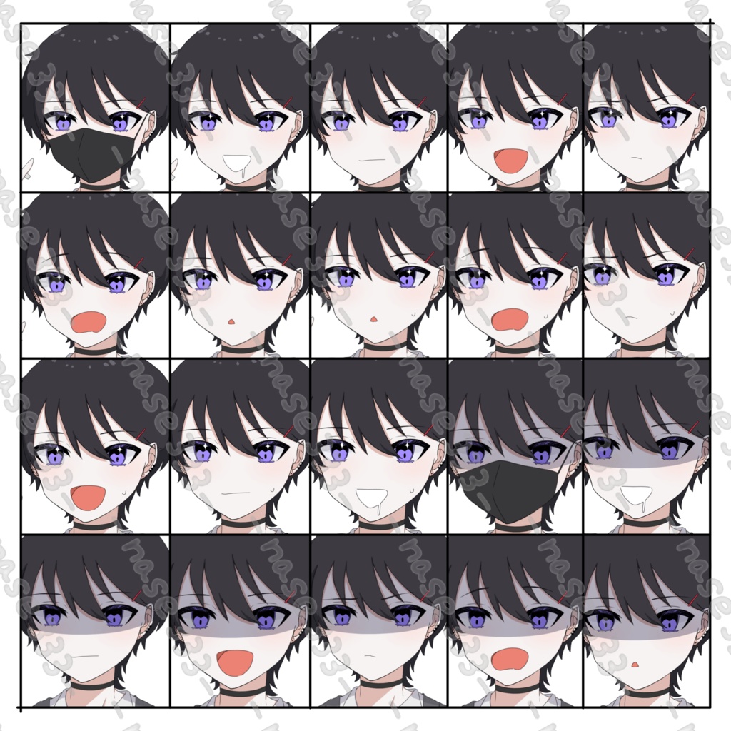 【無料分あり】ウルフカット男子【立ち絵素材】