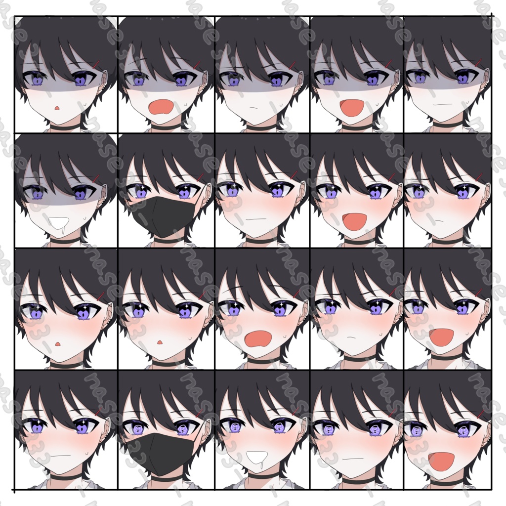 【無料分あり】ウルフカット男子【立ち絵素材】