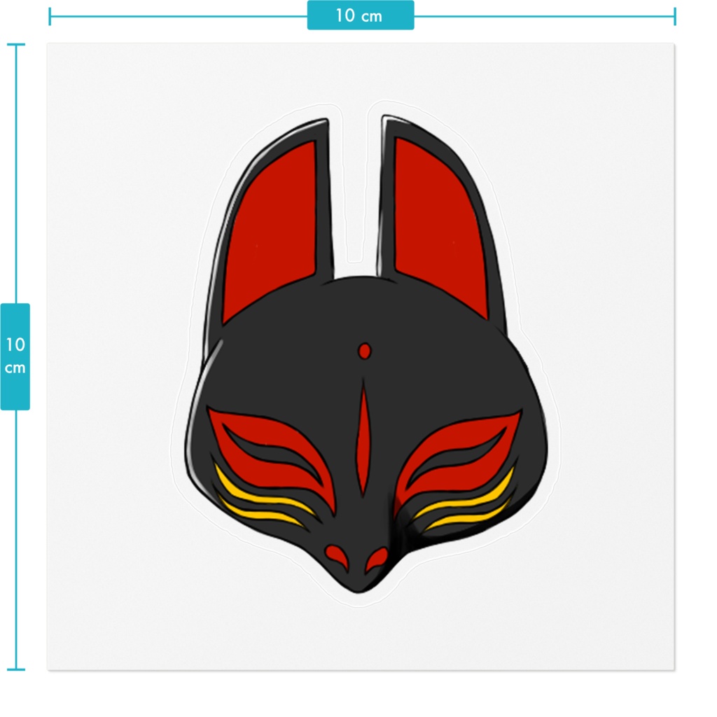 熊田のお面ステッカー