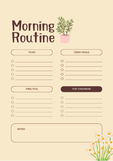シンプル・週間習慣チェック表（A4・PDF）