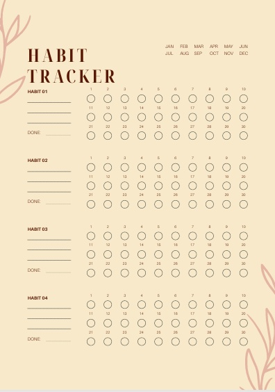 シンプル・週間レビューシート（A4・PDF）