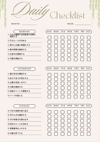 睡眠不足時管理チェックリスト｜疲労下設計18項目