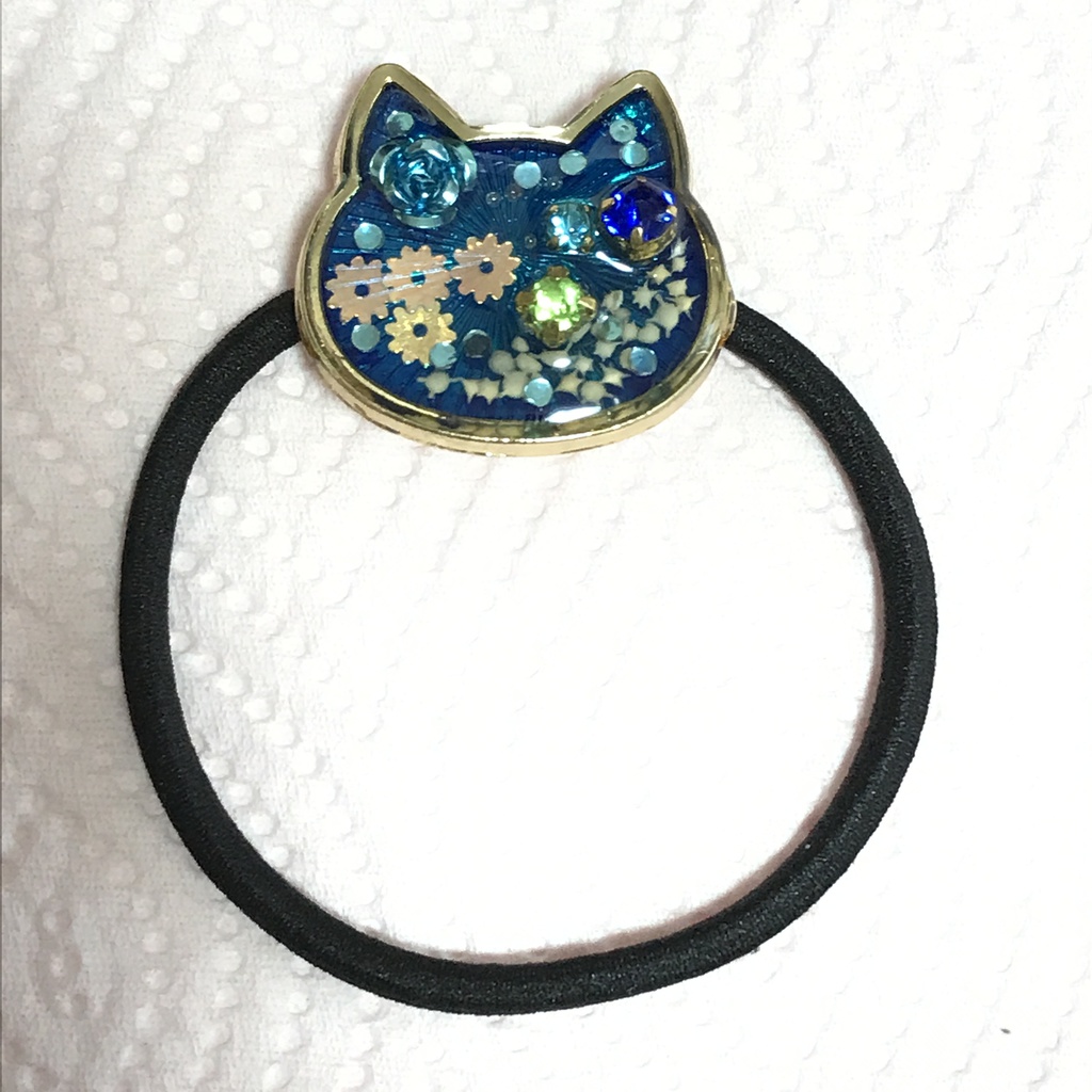 電凹イメージヘアゴムブレス