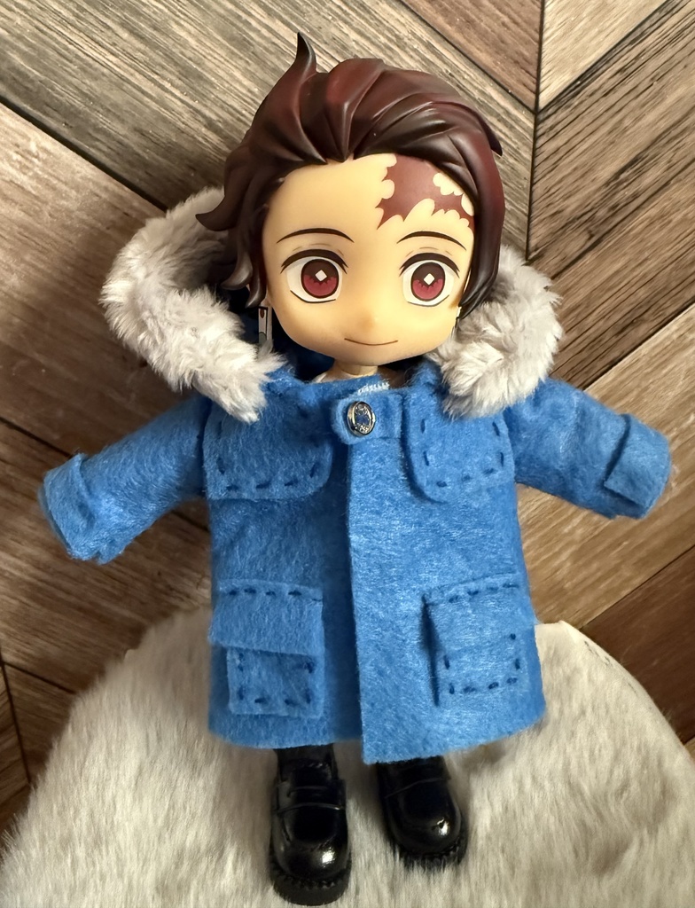 ボア付きコート