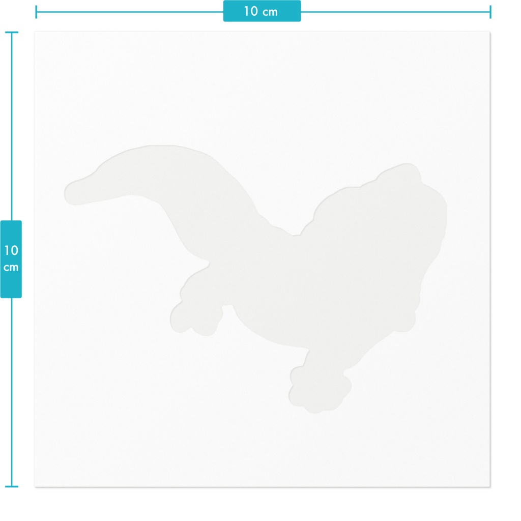 レオパステッカー(ハイイエロー)