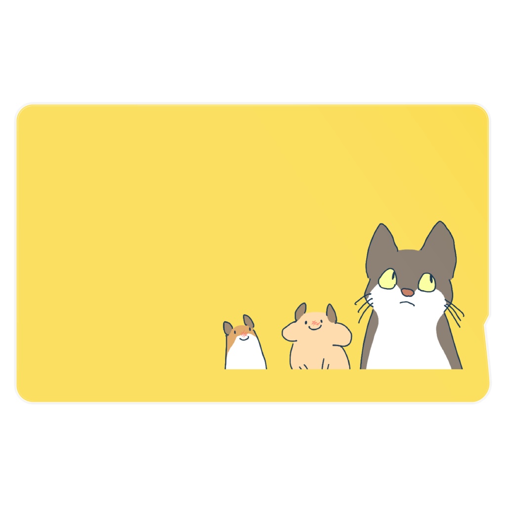 三匹ICカードステッカー
