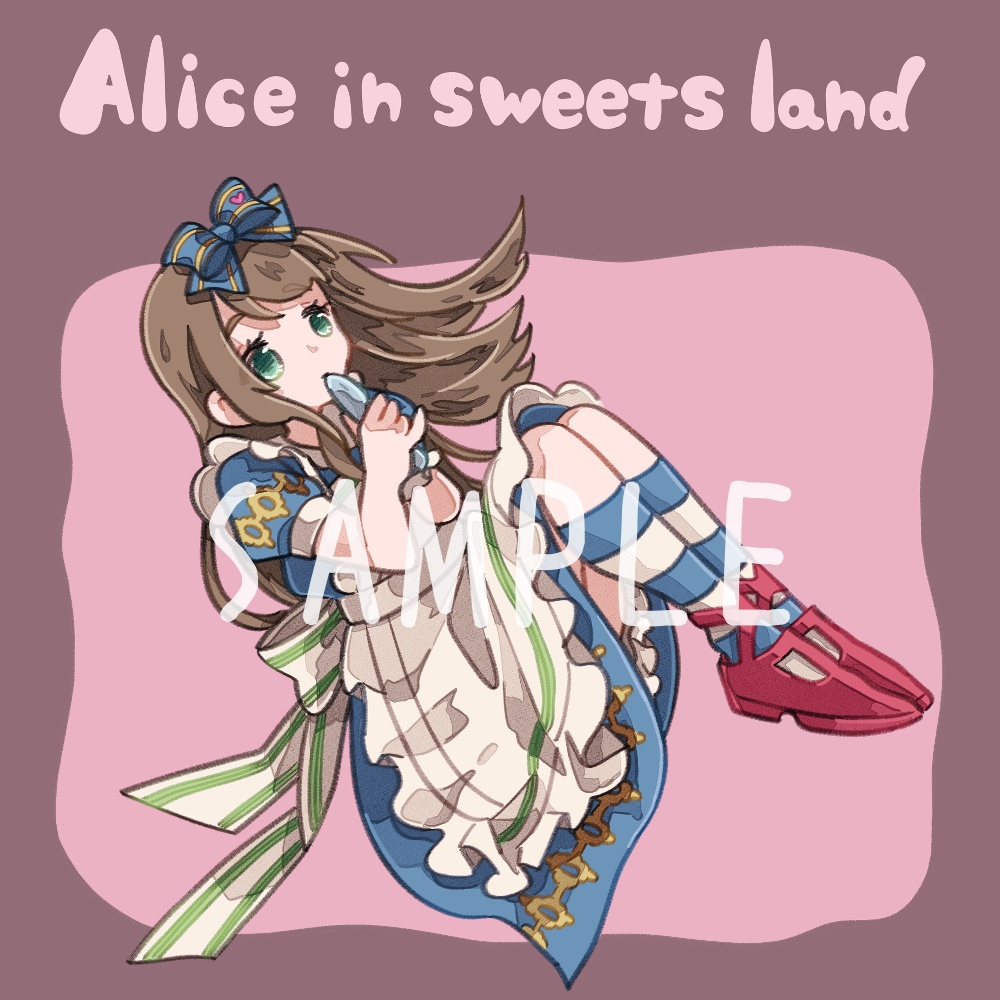 Alice in sweets land（スイーツ絵本）
