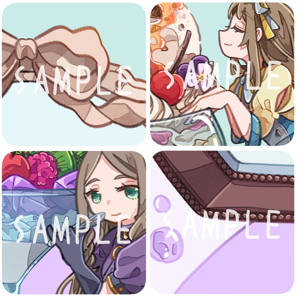 Alice in sweets land(スイーツ絵本)