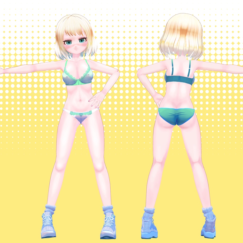 オリジナル3Dモデル「Q-ca」(キューカ)