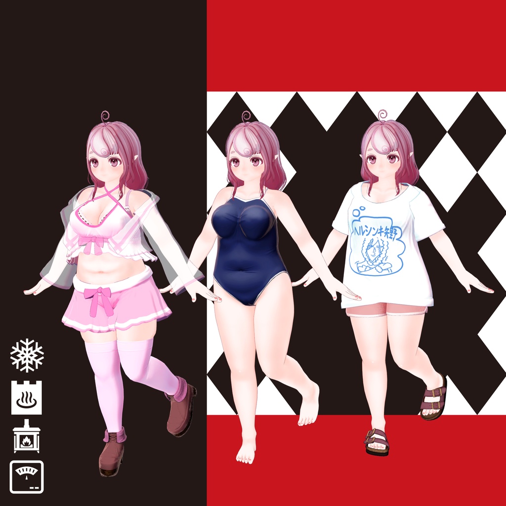 オリジナル3Dモデル「TARU」