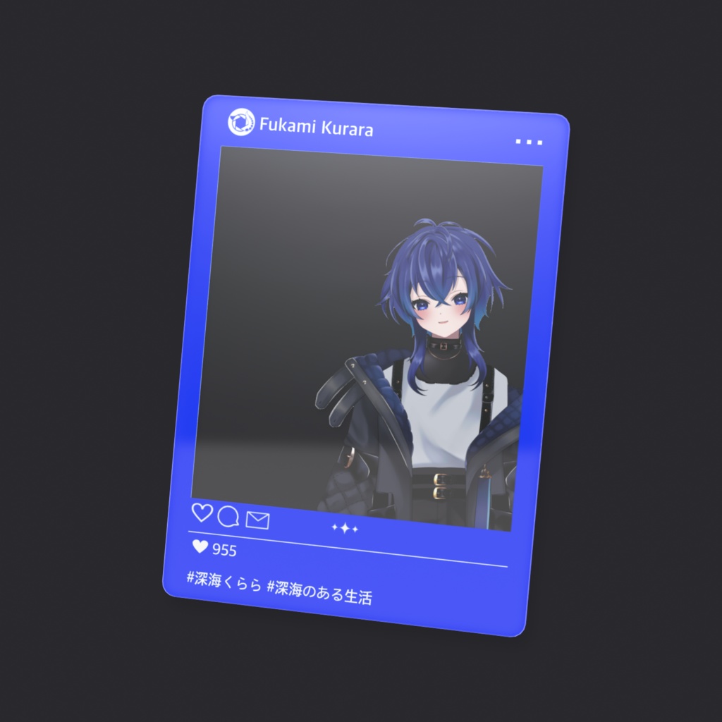 深海くらら デビュー記念 フォトクリアカード Ver.1