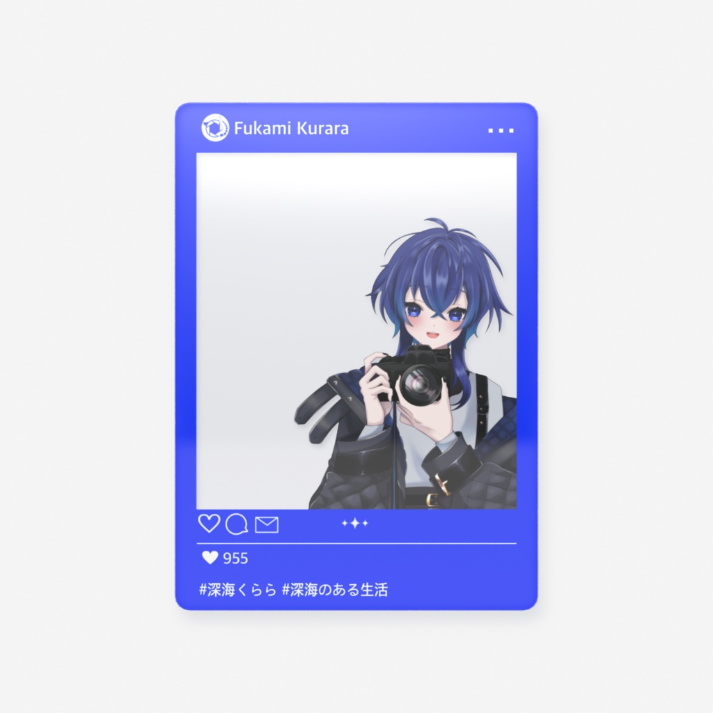 深海くらら デビュー記念 フォトクリアカード Ver.2