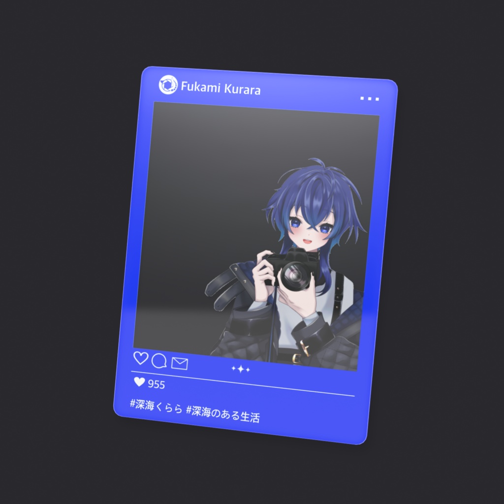 深海くらら デビュー記念 フォトクリアカード Ver.2