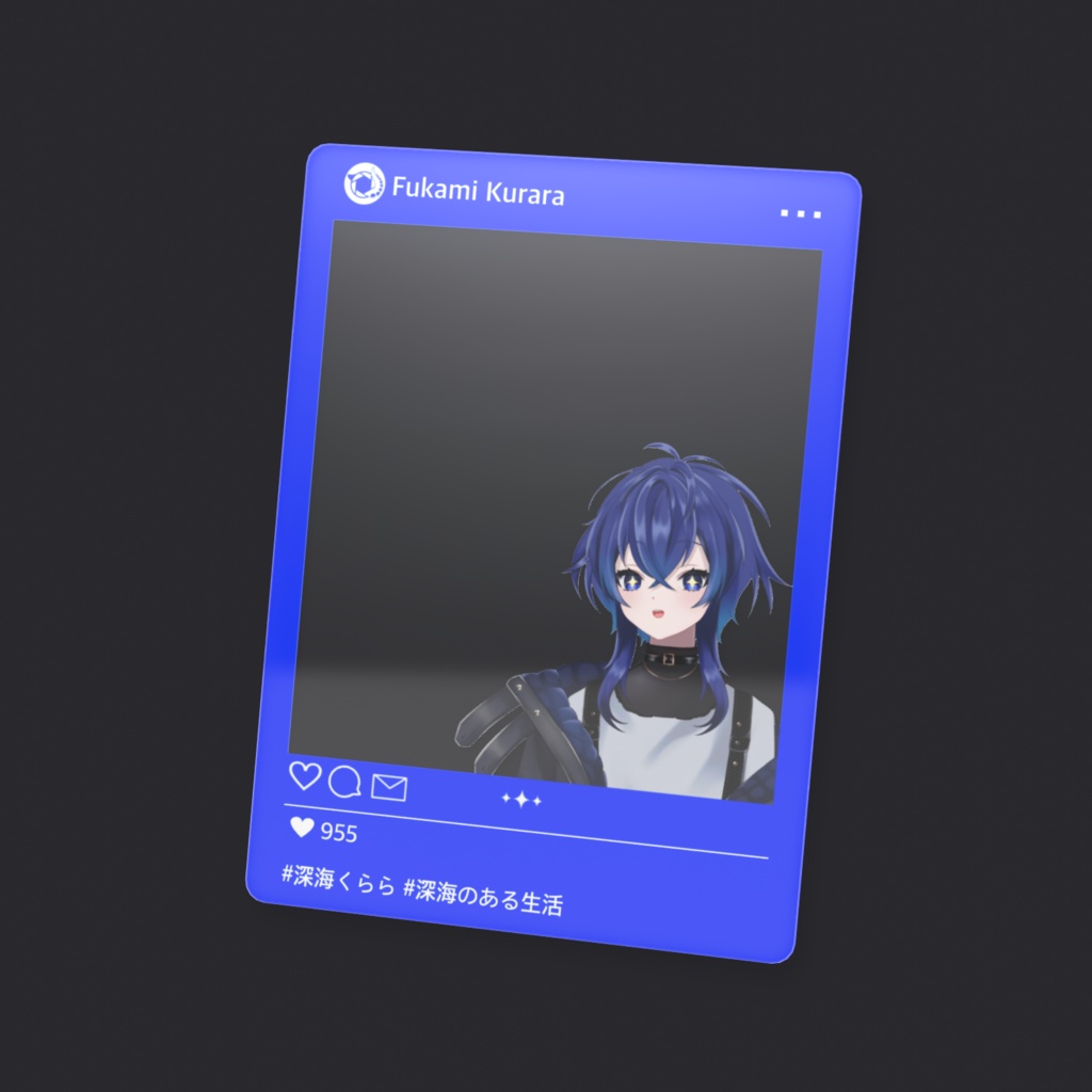 深海くらら デビュー記念 フォトクリアカード Ver.3