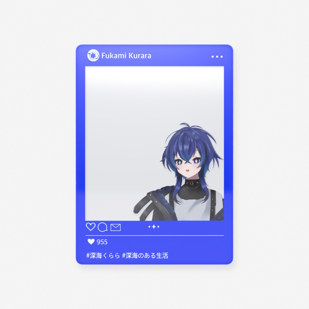 深海くらら デビュー記念 フォトクリアカード Ver.3