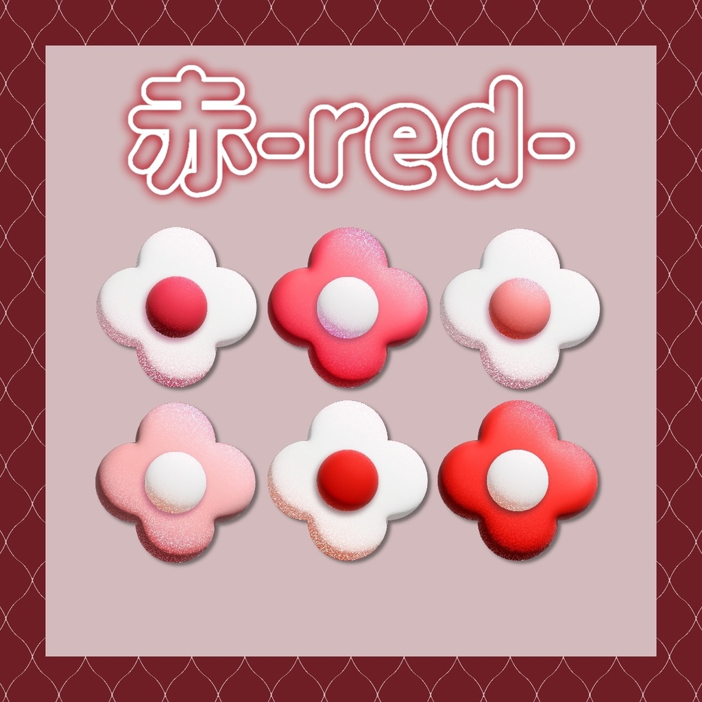 【 わんコメ 用】ポップなお花スタンプ素材 ワードパーティ