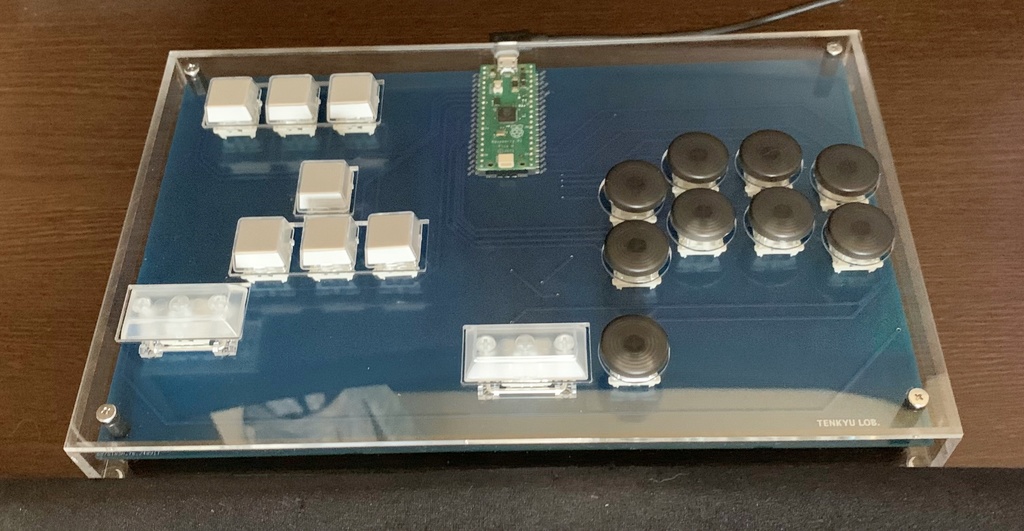 左手キーボード右手ヒットボックス風オリジナルアケコン