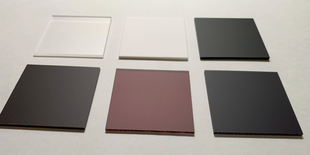 (オプション) アクリル板表面マットカラー化