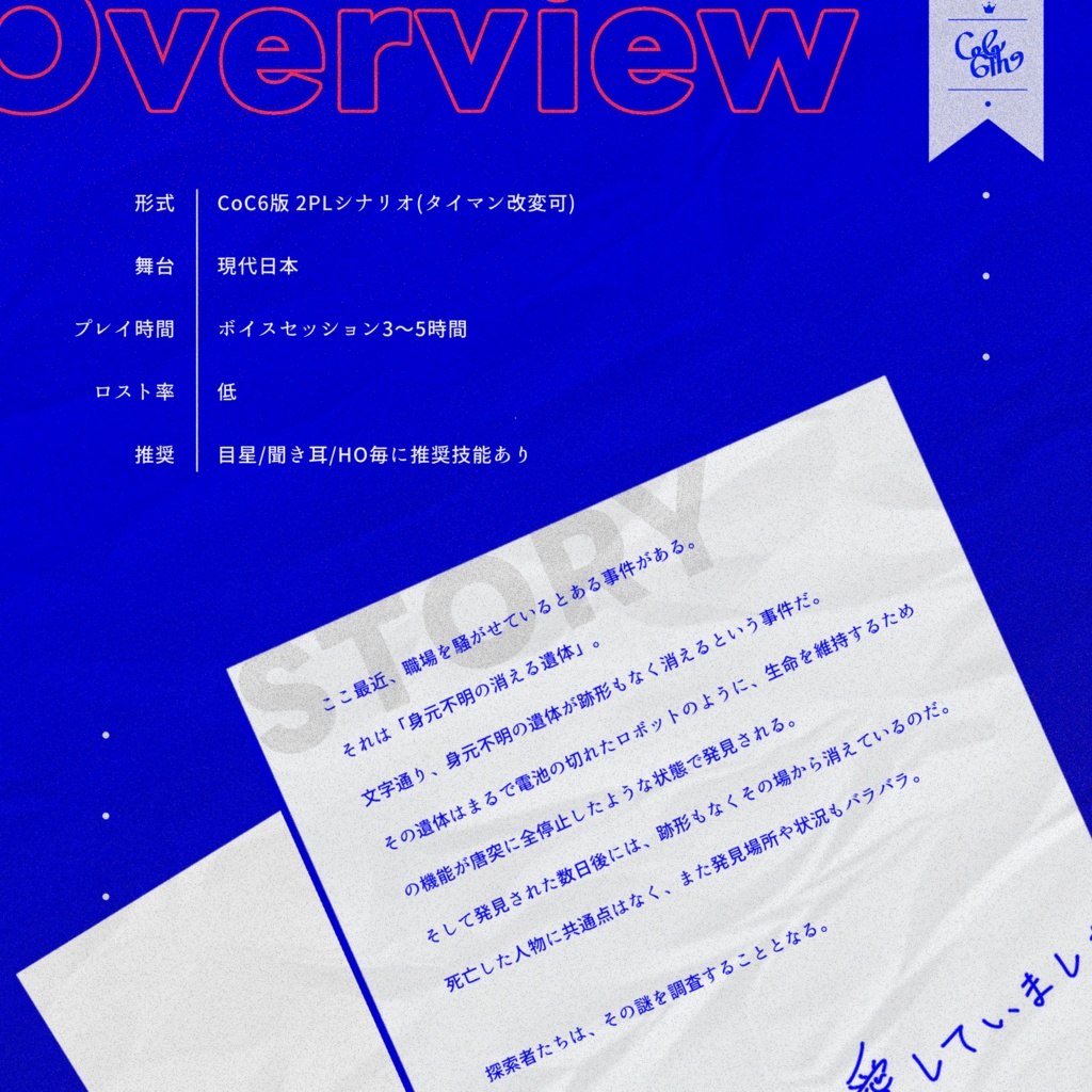 【CoC6版】Good-bye,John・Doe SPLL:E195303