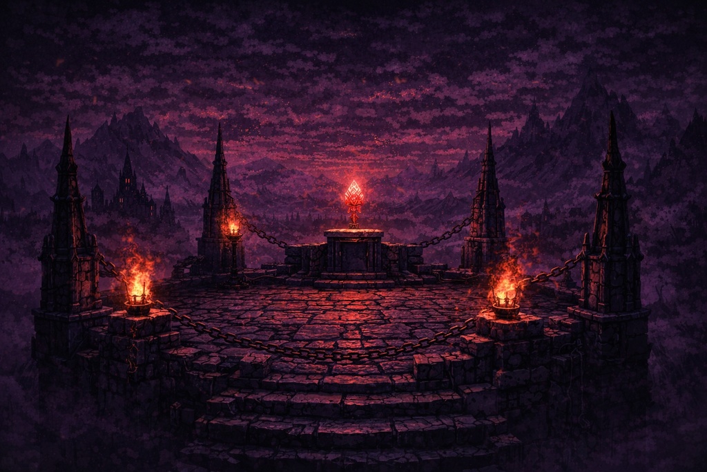 DarkRealm Pixel Backgrounds Vol.1 ― ゴシック幻想世界10枚セット ―