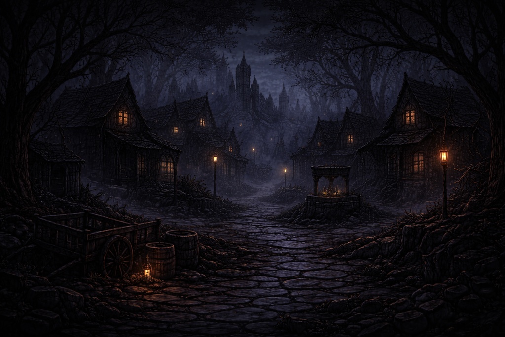 DarkRealm Pixel Backgrounds Vol.1 ― ゴシック幻想世界10枚セット ―