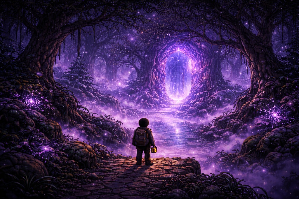 PixelStory 素材集 Vol.01 |光と闇の幻想冒険ドット背景10枚セット