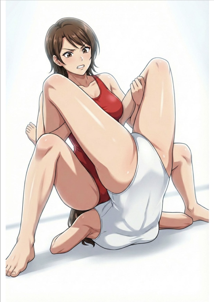 【高画質】女子プロレス『逆エビ固め』特化イラスト集【75枚収録】【ボストンクラブ】