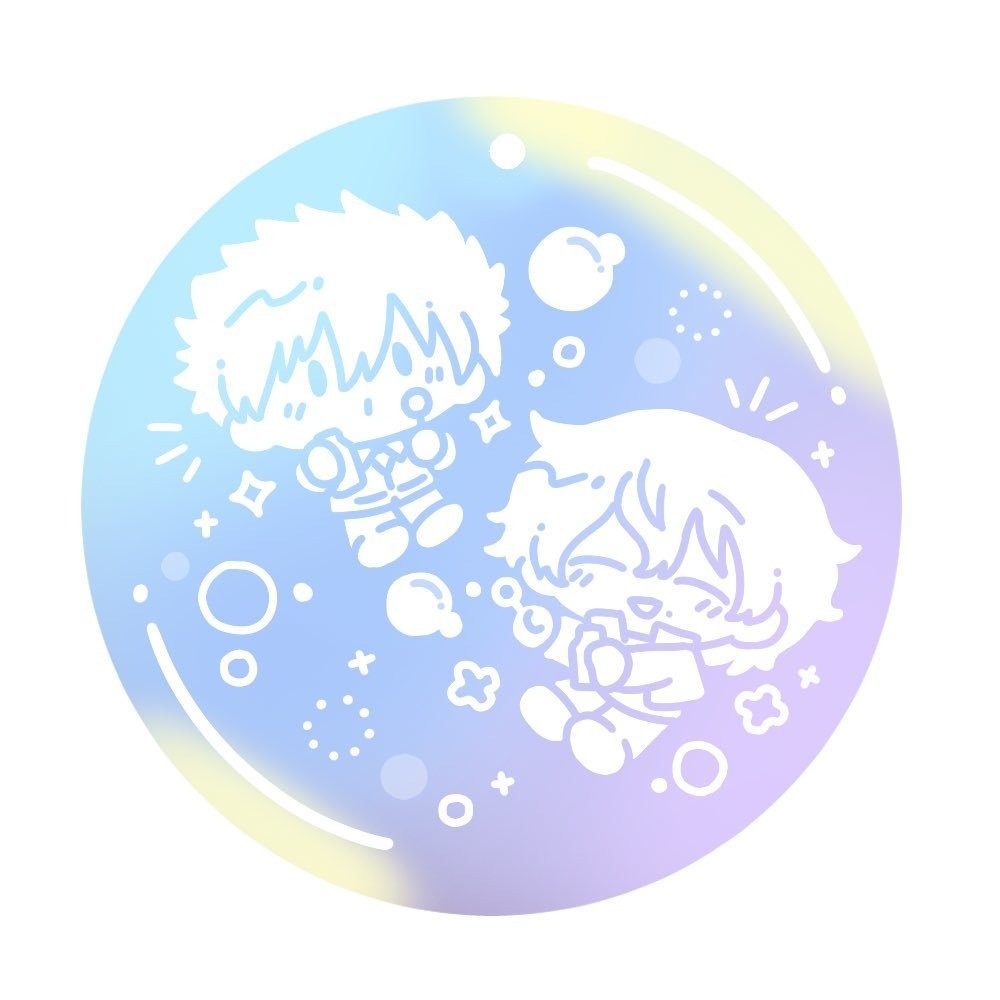 透野+御鷹　オーロラアクリルキーホルダー