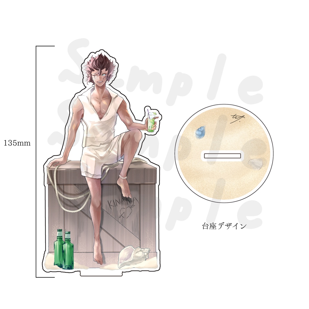 FAIRYTAIL コブラアクリルフィギュア135mm (Cobra acrylicfigure)