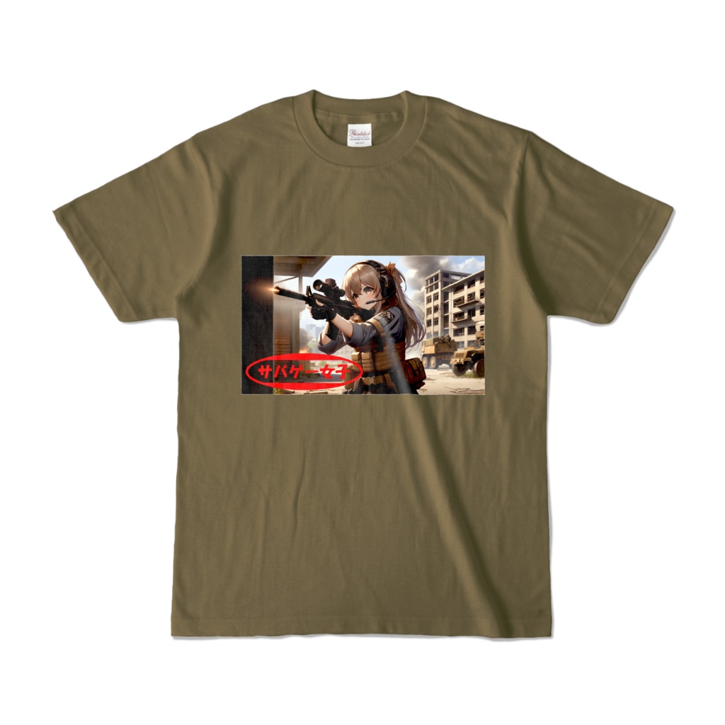 サバゲー女子Tシャツ2