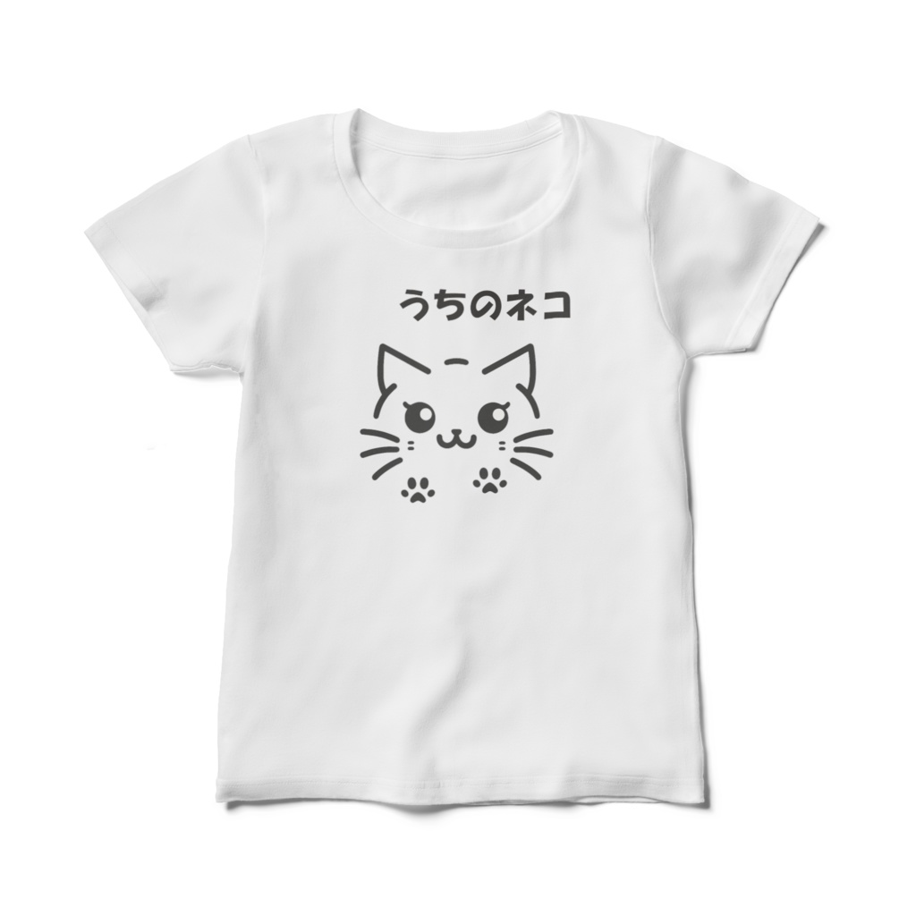 うちのネコ・レディースTシャツ