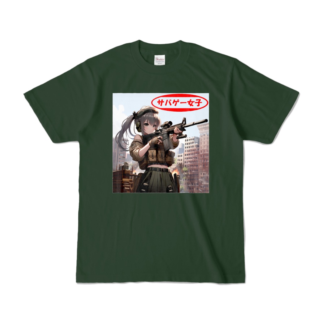 サバゲー女子Tシャツ1