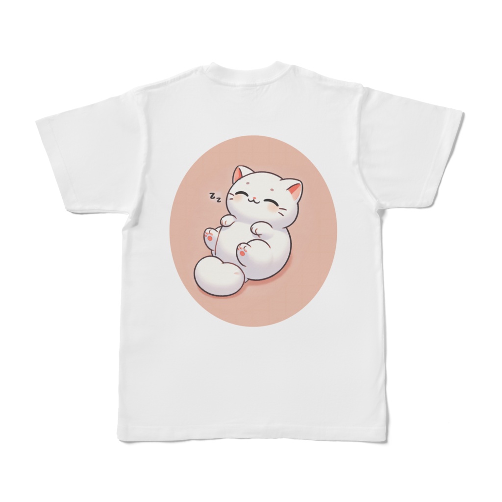 ねこTシャツ_両面