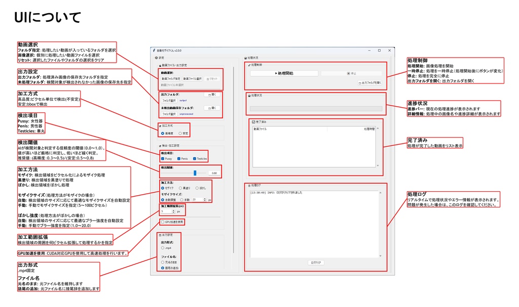 動画自動モザイクくんv3.0.0