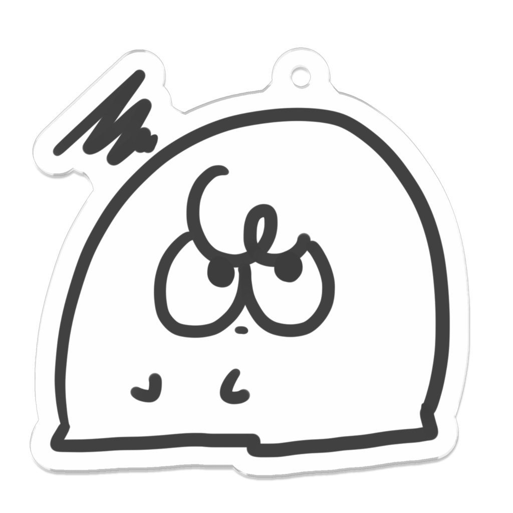わるいこくんアクキー【透明】