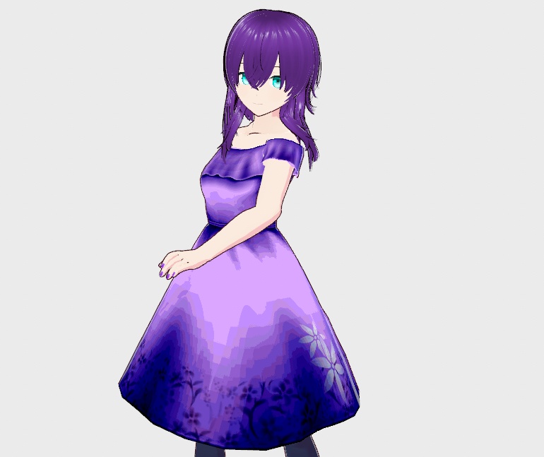 【vroid無料衣装】イフェイオンドレス