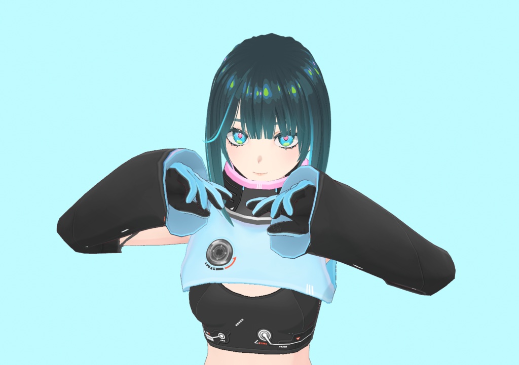 【vroid】ポーズ集2