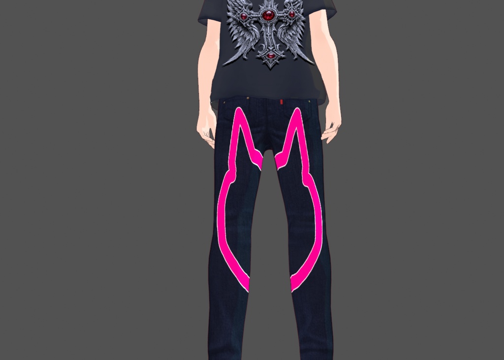 【vroid衣装】アレ的なデニム