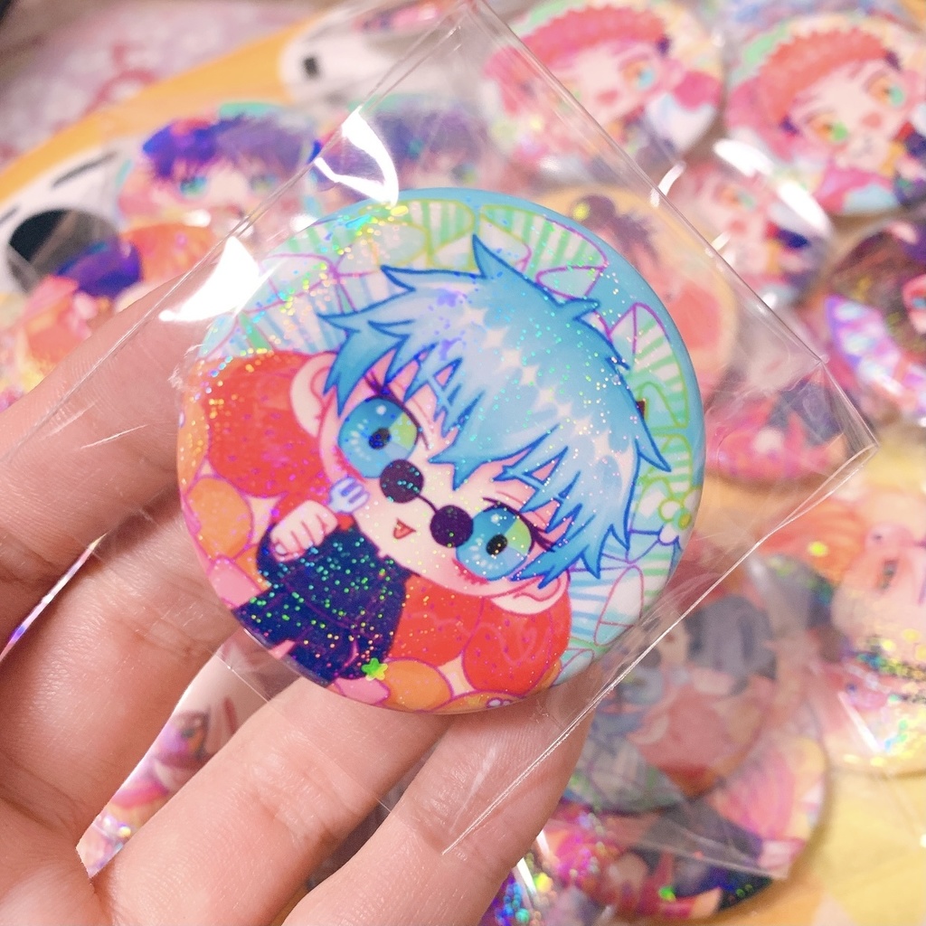 呪・スイーツホロ缶バッジ