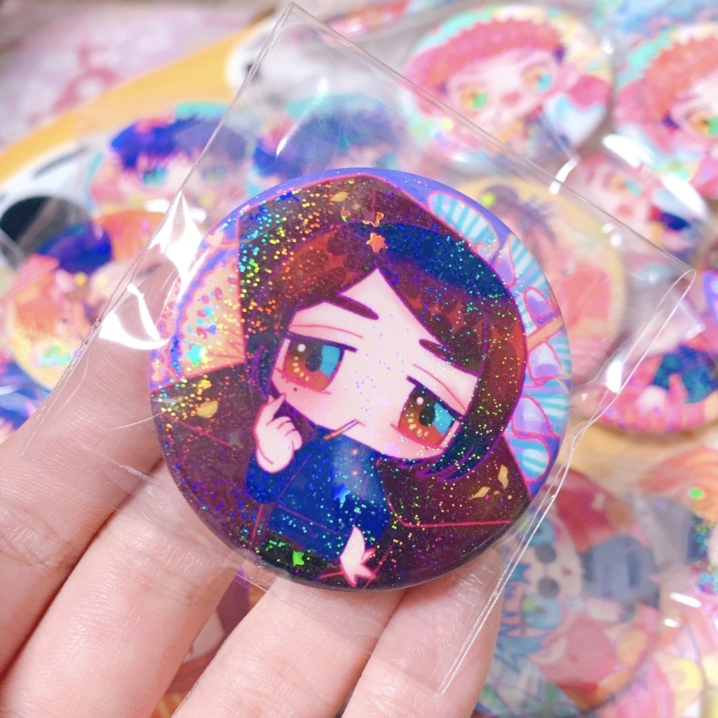 呪・スイーツホロ缶バッジ