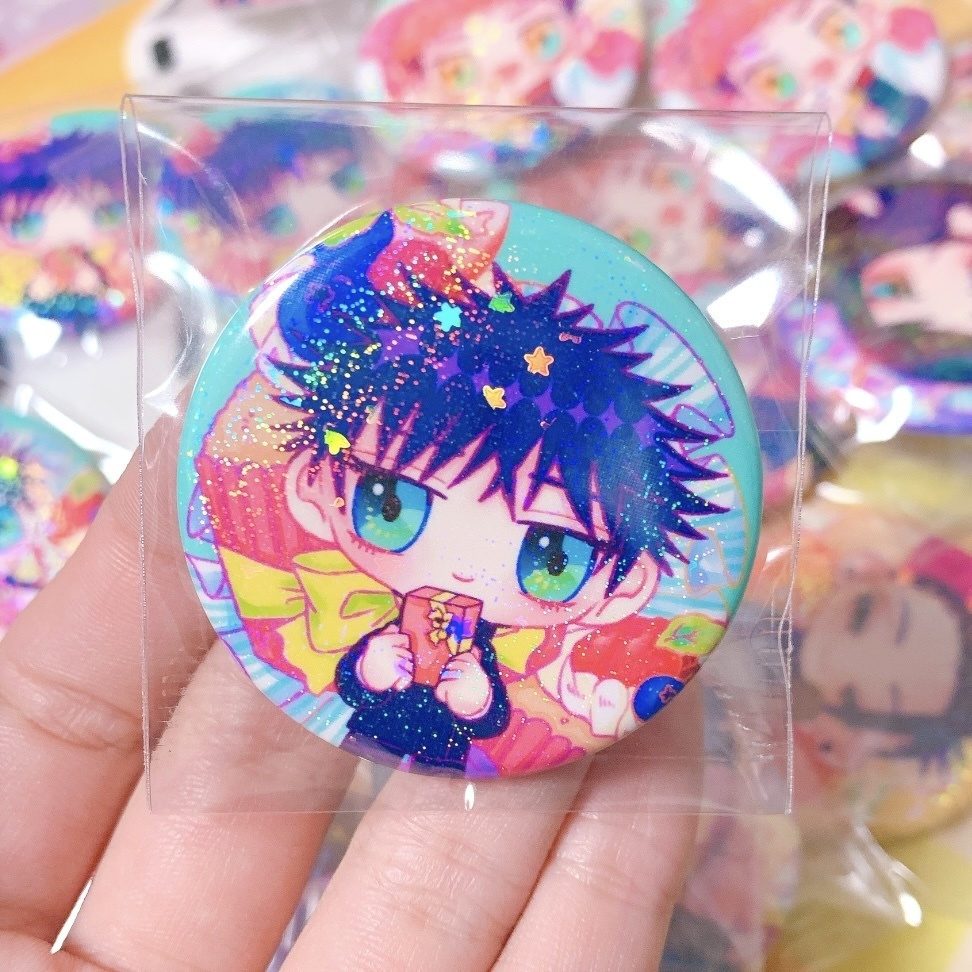 呪・スイーツホロ缶バッジ