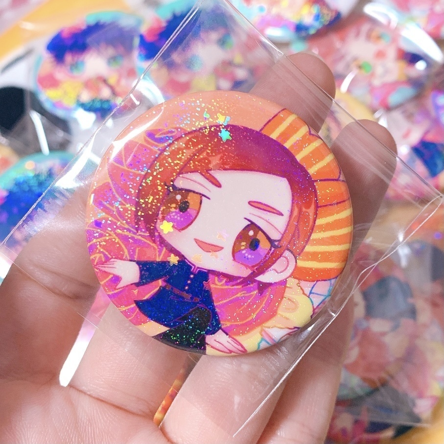 呪・スイーツホロ缶バッジ