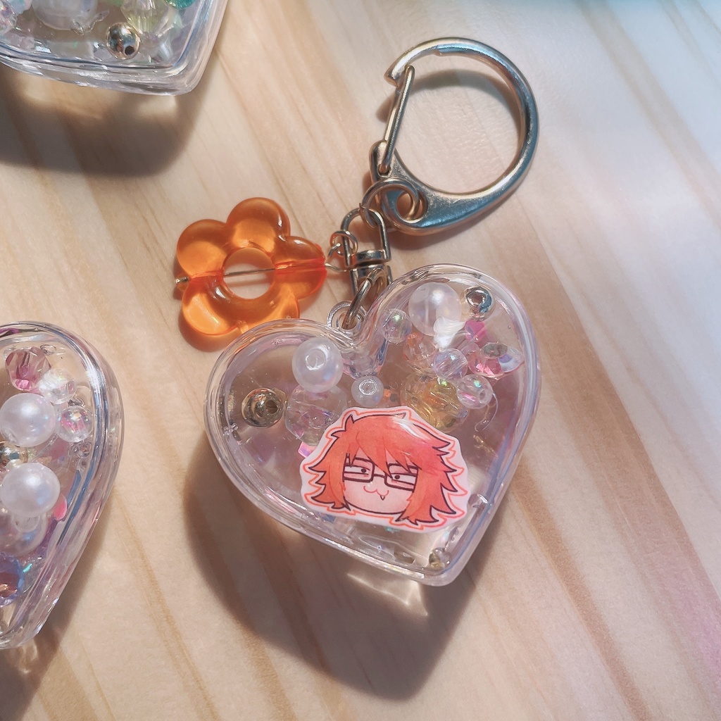 ♡シャカシャカキーホルダー