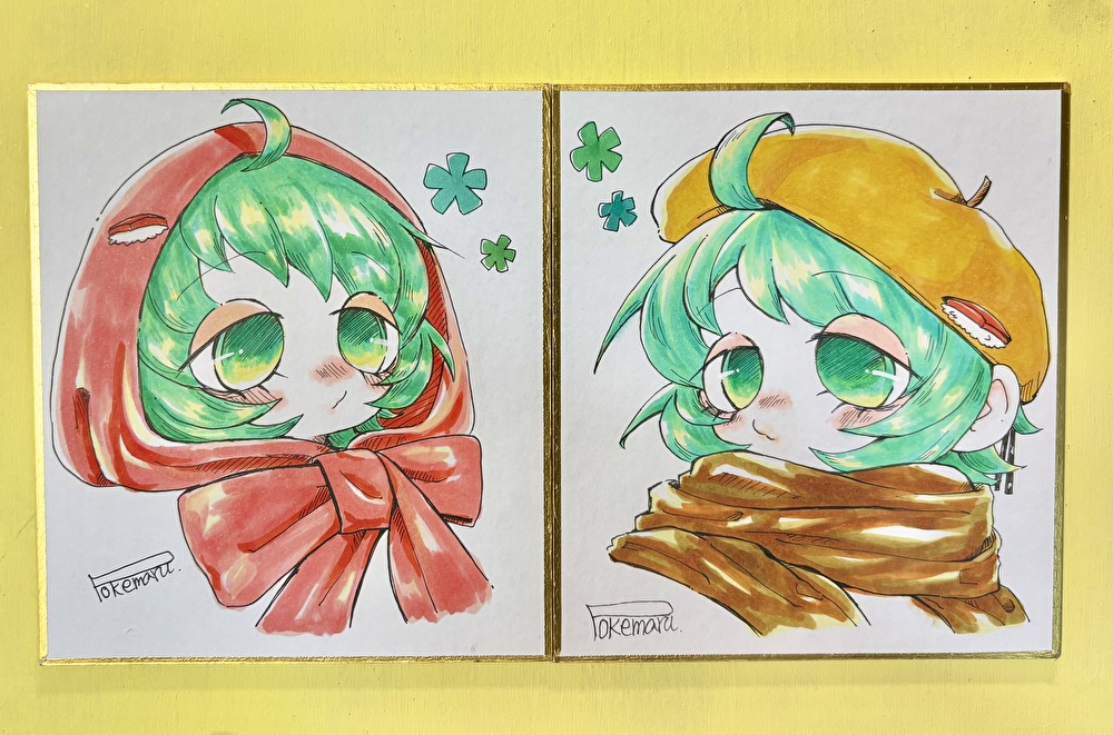 【原画】すしみちゃん色紙